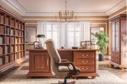 Biurko gabinetowe z serii KORDEL model GAB