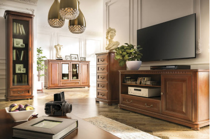 Witryna narożna w stylu LORENZ model NAR-M